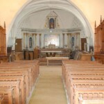 Autels latéraux fin 19ème, restaurés, église de Brunelles, Eure et Loir
