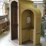 Confessionnal de Mme de Pompadour, église de Crécy-Couvé, Eure et Loir